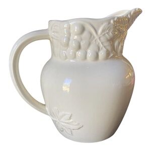 Stoneware Pitcher Orchard Collection Made In Japan Milk/Water